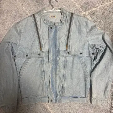 라이트 블루 탈착식 데님 자켓