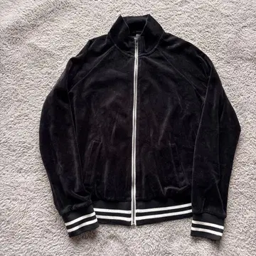 [ USED ] FOREVER21 벨로아 트랙 탑 L