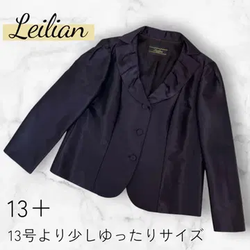 Leilian 여성용 자켓 고급 퍼플 13호 13+ 레리안