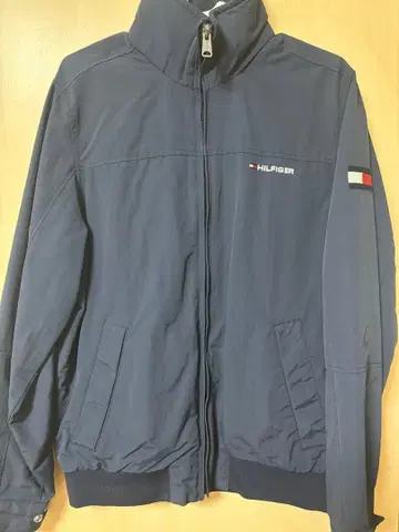 TOMMY HILFIGER 네이비 나일론 자켓