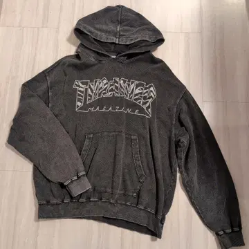 THRASHER MAGAZINE 후드티 L 사이즈 다크 그레이