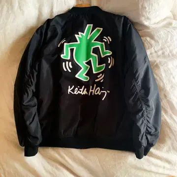 레어 h&m 키스 해링 자켓