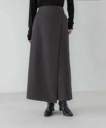 크루레 울 라이크랩 롱 스커트 사이즈 2