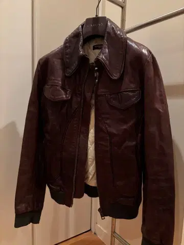 Golden Goose 브라운 가죽 자켓