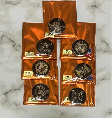 ONE PIECE 메탈 엠블럼 배지 컬렉션 7세트