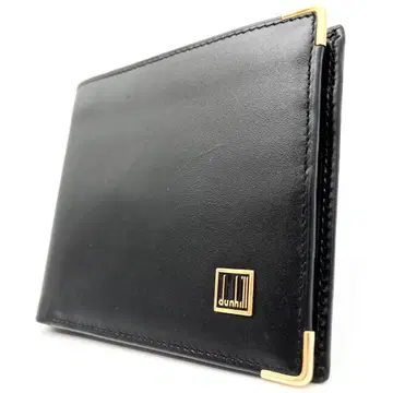 [ 새상품급 ] 던힐 접이식 지갑 가죽 블랙