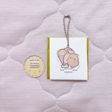 포메라니안 모찌 키나코 트레이딩 아크릴 스탠드 키링 스이파라