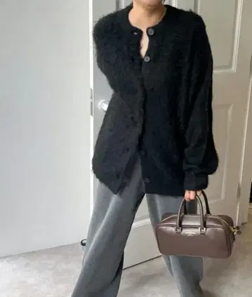 저널 스탠다드 샤기 가디건