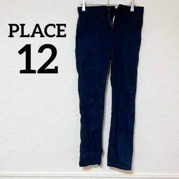 새상품급 PLACE [ 12 ] 네이비 스트레이트 데님 데님 팬츠 캐주얼
