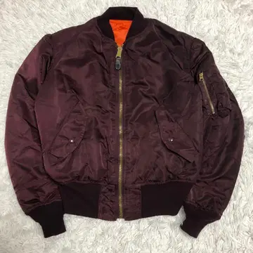 알파인더스트리 ma-1 80s 보르도 S