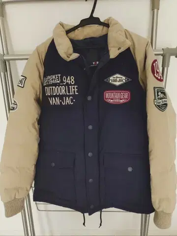 밴 재킷 다운 자켓