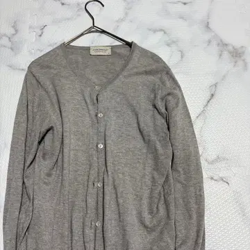 새상품급 JOHN SMEDLEY 현행 씨 아일랜드 코튼 가디건 M