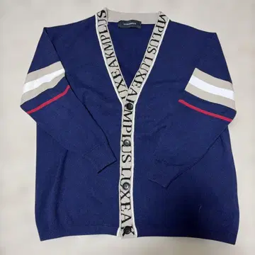 LUXEAKMPLUS 네이비 스트라이프 가디건