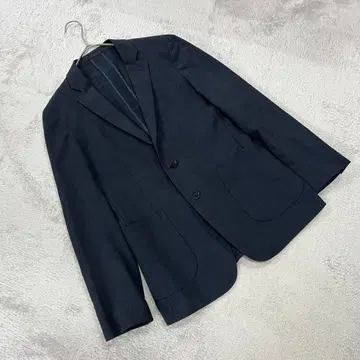 새상품급 [정장 셀렉트] (A4) 썸머 자켓 네이비 울 혼방 얇은 소재