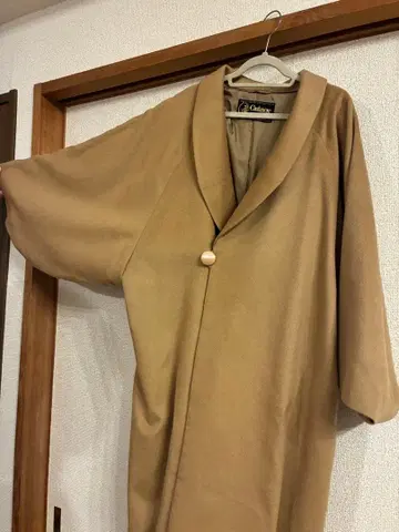 베이지 기모노 코트 겉옷