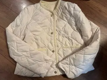 TAION x anuans 노카라 퀼팅 숏 다운