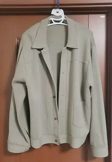 코튼 실크 밀라노 리브 블루종 갤러리 바이 TOMORROWLAND