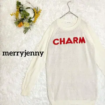 [메리제니] 니트 스웨터 튜닉 기장 아이보리 캐주얼 걸리시