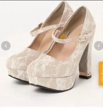 새상품급 브라이덜 신발 힐 12cm