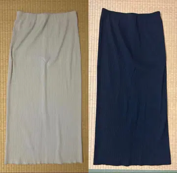 noble 골지 타이트 스커트 세트 판매