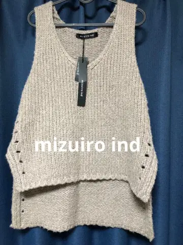 새상품 mizuiro ind 베이지 베스트
