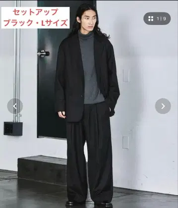 FREAK'S STORE 릴랙스 핏 셋업 블랙 L 사이즈