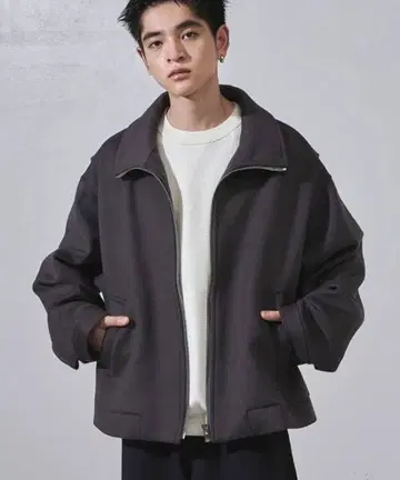 Lui's 비버 멜톤 ZIP 블루종