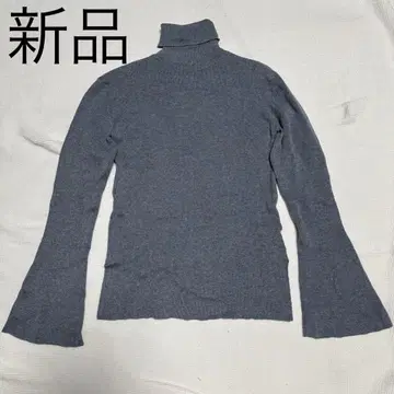 새상품 ungrid 플레어 슬리브 터틀 니트 F 사이즈