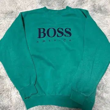 BOSS 그린 로고 트레이닝복