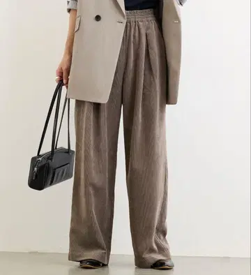 24AW JOURNAL STANDARD 코듀로이 와이드 팬츠 브라운 계열