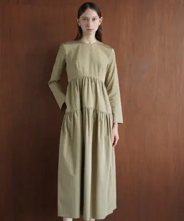 [ 미사용 새상품 ] CLANE 티어드 원피스