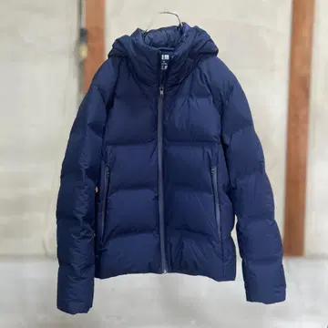 UNIQLO 유니클로 심리스 다운/네이비/S