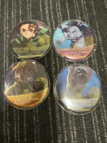 귀멸 USJ 캔뱃지 유니버설 스튜디오 재팬 캐릭터 굿즈 레어