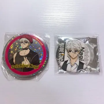 블루 록 GIGO 콜라보 카페 나기 세이시로 캔뱃지