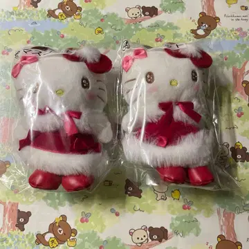 새상품 산리오 키티 복권 마스코트 2개