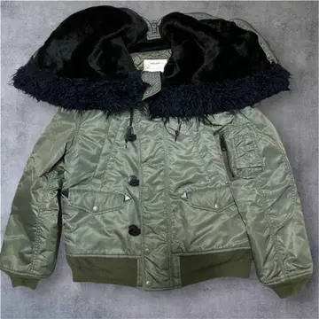 N2B 플라이트 자켓 밀리터리 블랙 y2k 크롭 00S 아메카지