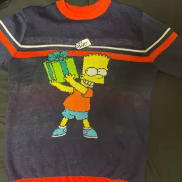 바트 심슨 호머 스웨터