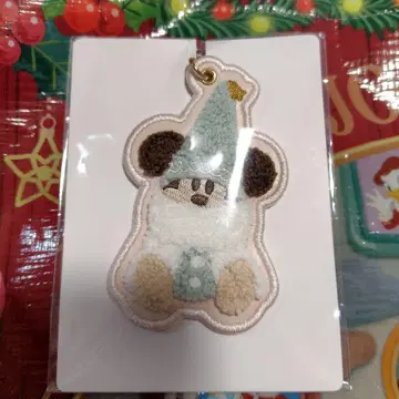 디즈니 크리스마스 릴린린 키체인 스카이블루 블루