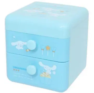 산리오 시나모롤 2단 서랍 소품함 탁상 트레이