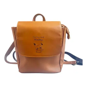 [ 한정판 ] 포켓몬 센터 미미큐 백팩 새상품급 브라운 백 레어