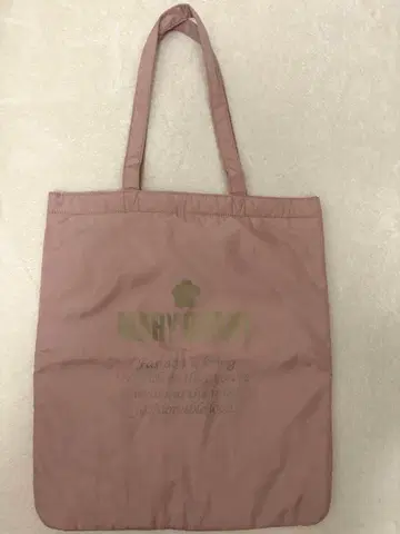 MARY QUANT 핑크 베이지 백