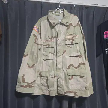 다분 실사용 미 육군 밀리터리 자켓 3c 데저트 카모