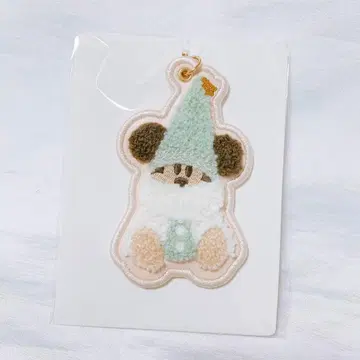 디즈니 크리스마스 2025 릴린링 키체인 스카이블루 파랑