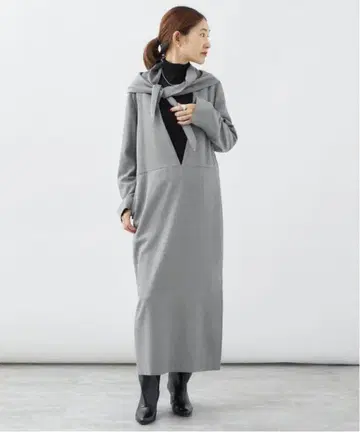 [ 새상품급 ] VERMEIL par iena 그레이 롱 원피스 울 혼방