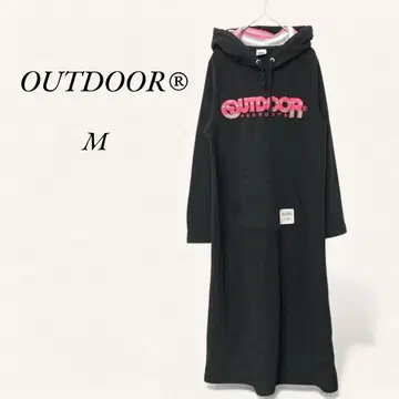 아웃도어 롱 기장 후드티 원피스 맨투맨 속기모 보아 안감 M 로고