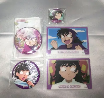 닌타마 란타로 가라오케 철인 캔뱃지 외 하마모리 이치로 5개 세트