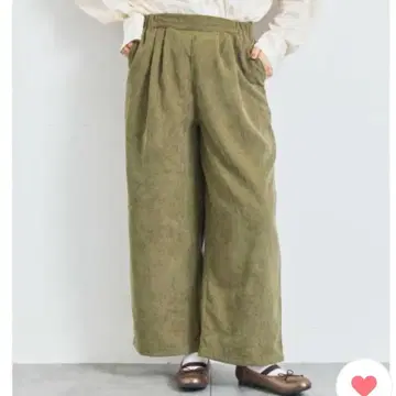 사만사 모스모스 코듀로이 카키