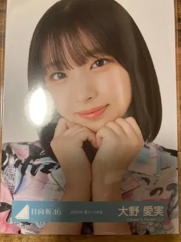 오노 마나미 2025년 여름 페스티벌 의상 히나타자카 브로마이드 요리