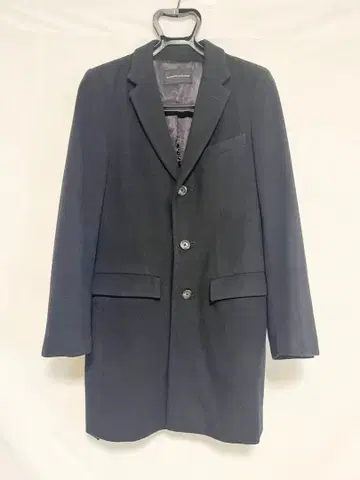 라운지 리자드 블랙 체스터 코트 사이즈 1