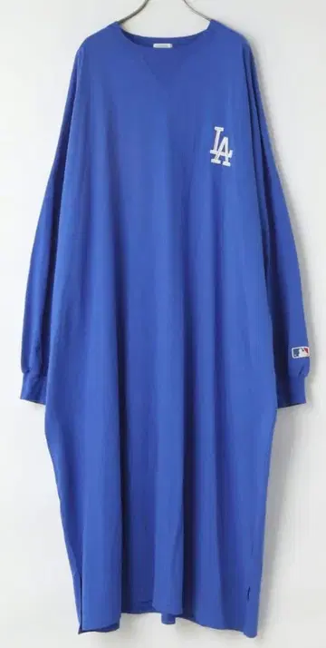 LOWRYS FARM LA 로고 자수 오버 사이즈 긴팔 원피스